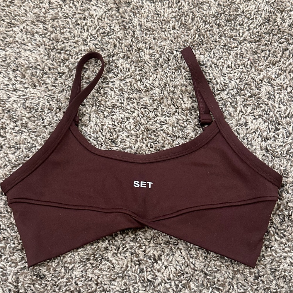 SET Active Dark Brown Bralette